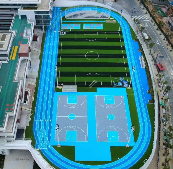 运城市透水跑道足球场人造草坪 - 方案